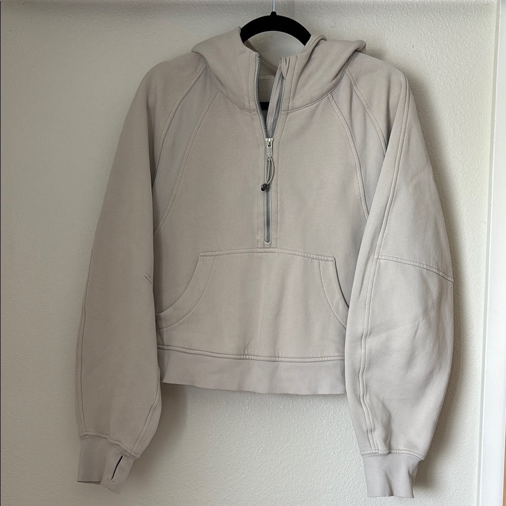 Scuba Oversized Half-Zip Hoodie